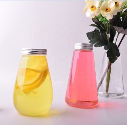 300ml 350ml 400ml Bottiglia di bevande in plastica per animali domestici per la personalizzazione e la marca delle bevande