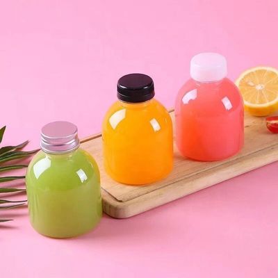 300ml 350ml 400ml Bottiglia di bevande in plastica per animali domestici per la personalizzazione e la marca delle bevande
