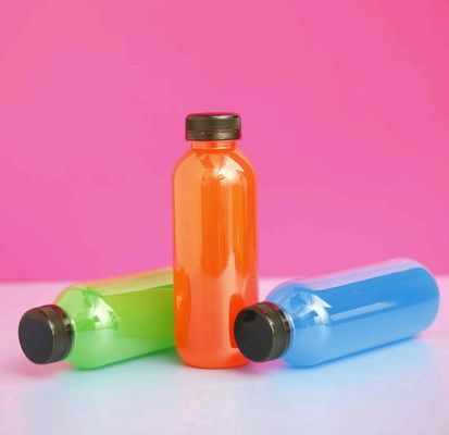 300ml 350ml 400ml Bottiglia di bevande in plastica per animali domestici per la personalizzazione e la marca delle bevande