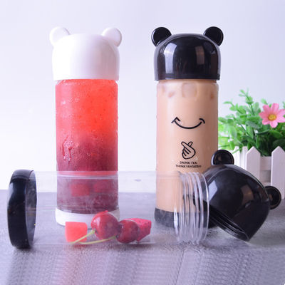 300ml 350ml 400ml Bottiglia di bevande in plastica per animali domestici per la personalizzazione e la marca delle bevande