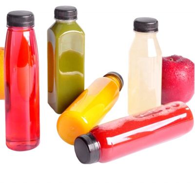 300ml 350ml 400ml Bottiglia di bevande in plastica per animali domestici per la personalizzazione e la marca delle bevande