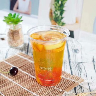Coppa per frullati e succhi di frutta colorata RPET 16 Oz