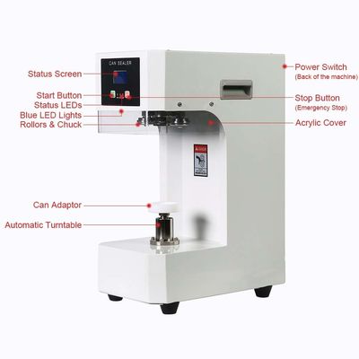 Velocità massima 20pcs/min sigillante automatico per lattine di plastica intelligenti e portatili