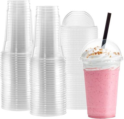 Tazza di plastica plastica PLA 100% biodegradabile Tazza con coperchio