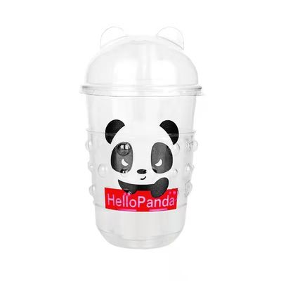 500 ml Coppa di yogurt a fondo rotondo in plastica monouso in PLA di calibro 96