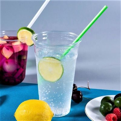 Tazza di plastica plastica PLA 100% biodegradabile Tazza con coperchio