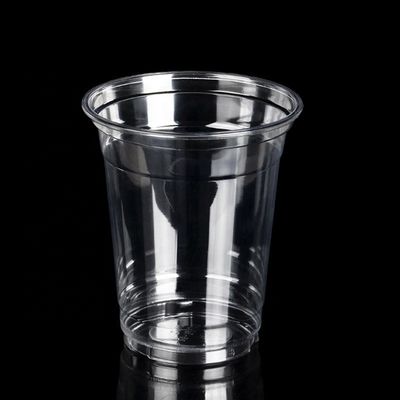 Coppa di plastica monouso di PLA trasparente calibro 95 con coperchio a cupola 20oz 16oz 12oz 9oz