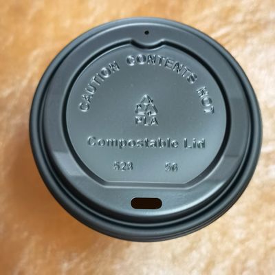 62mm/73mm/80mm/90mm/115mm Colorato Disegno Biodegradabile Copertura di Carta CPLA per Tazza di Caffè