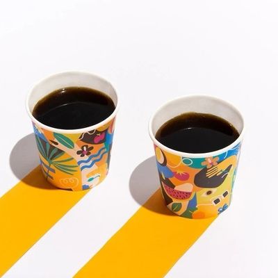Coppe di carta usa e getta senza odore 8oz 2.5oz 3oz 4oz 6oz 7oz 10oz 12oz 16oz 20oz 24oz 32oz