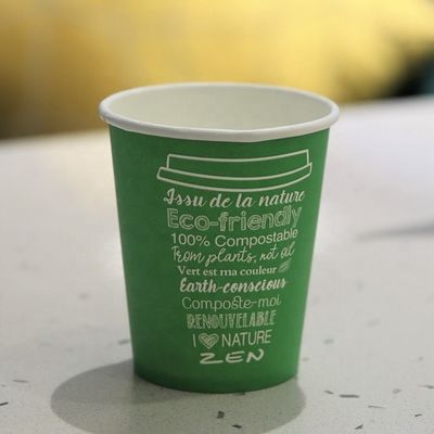 Coppe di carta usa e getta senza odore 8oz 2.5oz 3oz 4oz 6oz 7oz 10oz 12oz 16oz 20oz 24oz 32oz