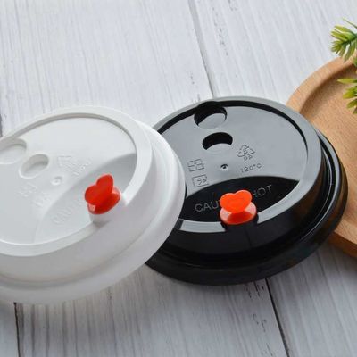 62mm/78mm/90mm/115mm Copertura del caffè per coppe di caffè in bianco/nero in PP