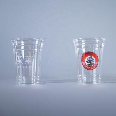 Tazza di plastica plastica PLA 100% biodegradabile Tazza con coperchio