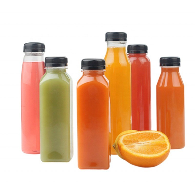 300ml 350ml 400ml Bottiglia di bevande in plastica per animali domestici per la personalizzazione e la marca delle bevande