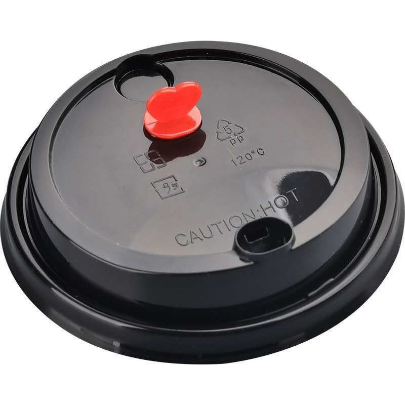 62mm/78mm/90mm/115mm Copertura del caffè per coppe di caffè in bianco/nero in PP